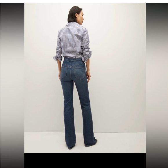 NWT Veronica Beard | Crosbie Slim Wide-Leg Jeans - Sz.28 - Picture 5 of 9